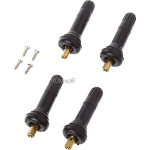 Sensor Valve Stem 4Pcs TPMS Tire Pressure Monitoring System Anti-explosion Snap In Tire Valve Stems Snap In Tire Valve Stems