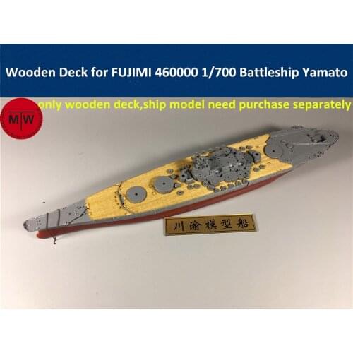 1/700 Scale Wooden Deck for FUJIMI 460000 IJN Battleship Yamato Model Kit