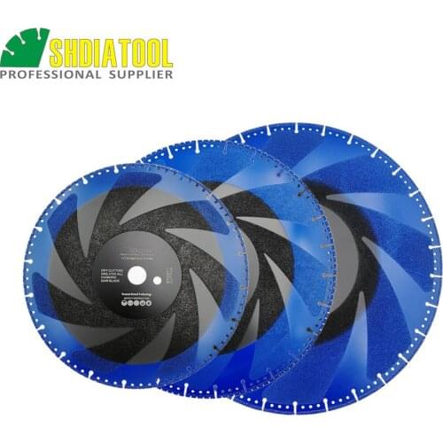 DIATOOL 3 Pcs/set 4.5"+5"+7" Vacuum Brazed Diamond Blade Cutting Disc For Multi Purpose Rescue Diamond Wheel SawBlade Disc
