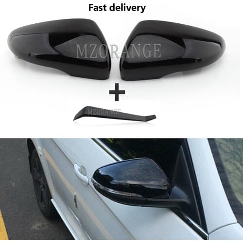 Side Rearview Mirror Caps Cover For Volkswagen for VW Golf 6 GTI MK6 2009-2014 Door Wing Mirror Cover Trims Trim Holder
