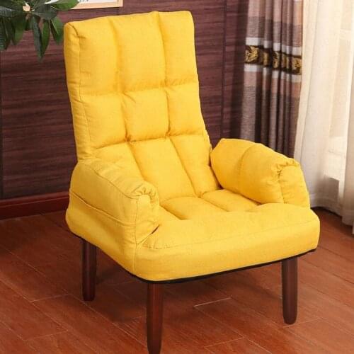 Lazy Couch Tv Computer Sofa Chair Feeding Breastfeeding Chair Japanese Folding Recliner Single Fabric Sofa