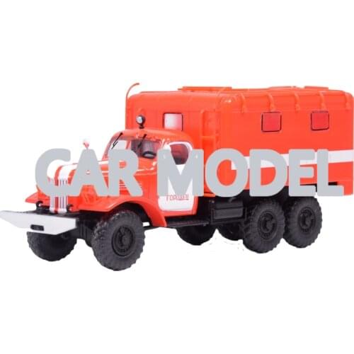 1:43 scale Alloy Vehicles ZIL-157K-AR2 Russian Fire engine Car Model Of Childrens Toy Cars Original Authorized Kids Toys