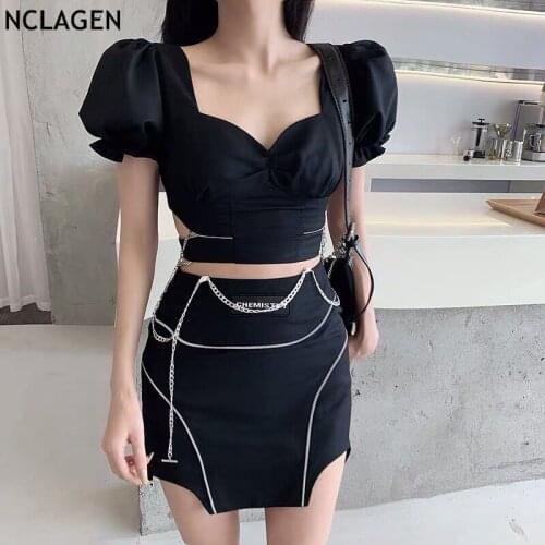 Женские укороченные футболки NCLAGEN China At AliExpress