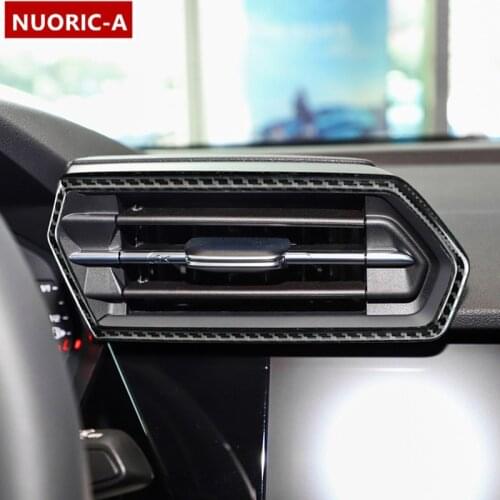Stainless Steel Front Air Conditioning Outlet Frame Decoration Cover Trim For Audi A3 2021 Styling Interior Accessories