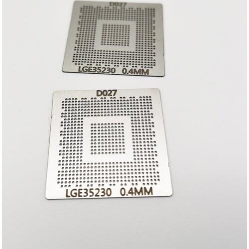LGE35230 35230 BGA Direct Heating Stencils LCD Chip Reballing Tin 0.4mm