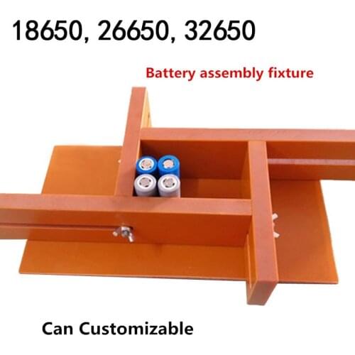 Universal Adjustable Battery Fixture Spot Welder Welding Fixed Fixture For 18650 26650 32650 Power Lithium Batteries Pack
