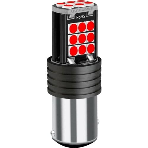 1PCS 1157 P21/5W BAY15D Super Bright LED Car Brake Bulbs Turn Signals Auto Rear Fog Lamp Daytime Running Lights Red White Yellow