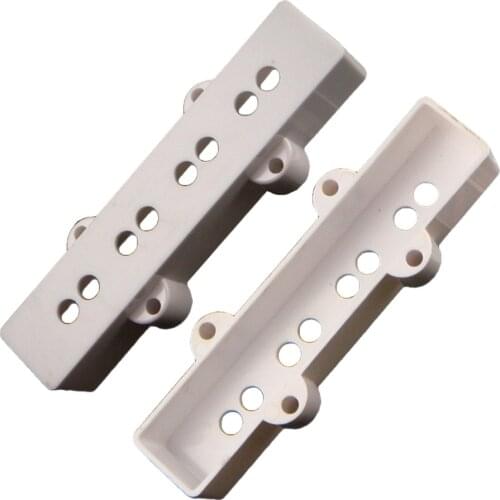 2 Pieces 4 String Jazz Bass Pickup Covers Neck&Bridge for JB Bass Guitar Parts