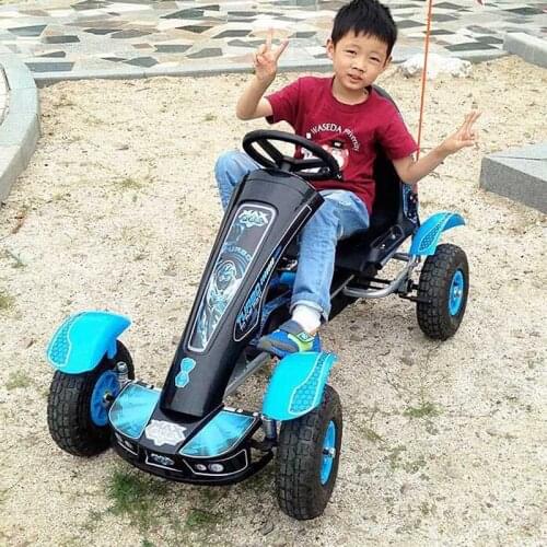 Kids Outdoor Fun & Sports Ride On Toys 4 Wheel Pedal Karts Car Pneumatic Tire Childrens Bicycles Child Beach Car