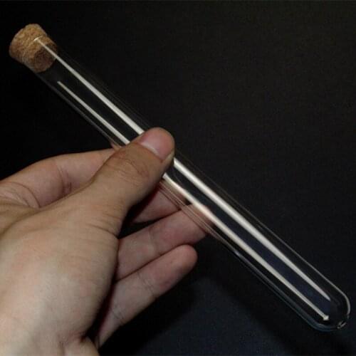 Hot sale round bottom tube cork tube 30*200mm high temperature thick glass test tube of 120ml