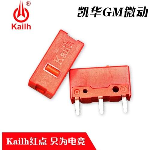 2PCS Kailh GM switch 60M life gaming mouse Micro Switch button red dot suitable for Logitech G403 G900 G903 G304 305 Sensei TEN