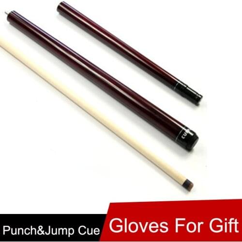 New Cuppa Pool Jump Cue 13.5mm Black Bakelite Tips Punch & Jump Cues Red/Black Colors China