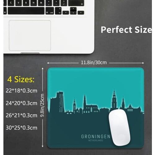 Groningen The Netherlands Skyline Mouse Pad DIY Print Groningen Groningen Skyline Skyline Cityscape