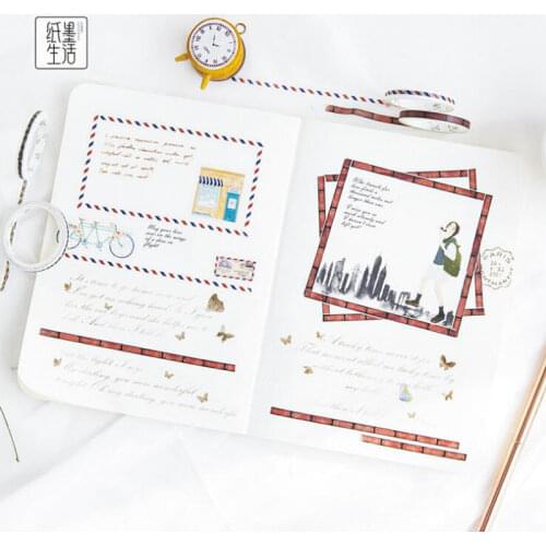 5MM X7M Basic Life Decorative Washi Tape DIY Scrapbooking Masking Tape School Office Supply Escolar Papelaria