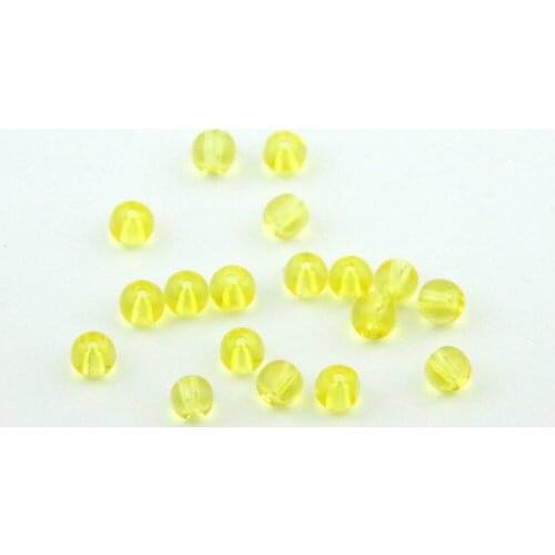 Fashion Glass Smooth Ball Beads Topaz 4-10mm Crystal Chandelier Parts For Birthday Party Mariage Wedding Decoration Crystal DIY