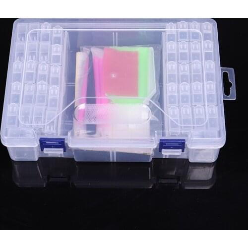 42 Grids Diamond Painting Tools Beads Container Rhinestone Storage Box Diamond Painting Accessories Tools Wholesale Price