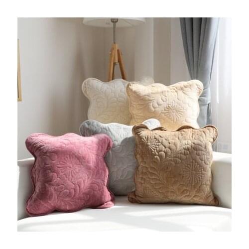 Pillow Cover Decorative Cushion Cover Home Decor Throw PillowCase 45x45cm Cojine Home Textile Plush Decorative Throw Pillowcase