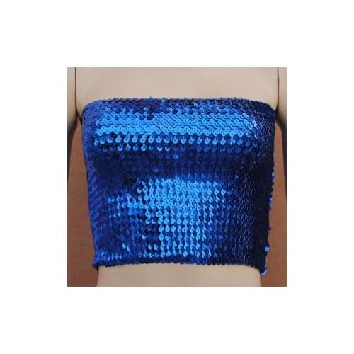 Huge savings New fashion Sequin Bra Sexy Lingerie Dance wear Stage clothing For Womens Club Performance