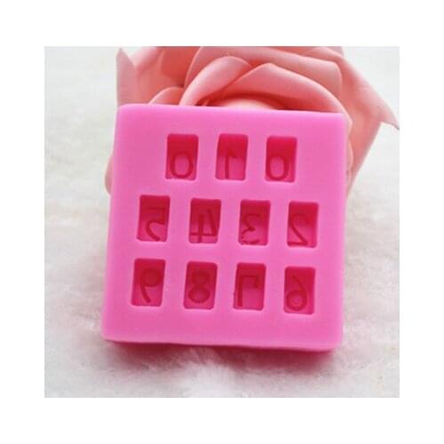 P638 3DStereo phone button Aroma Essential oils mould silicone chocolate mold baking tool