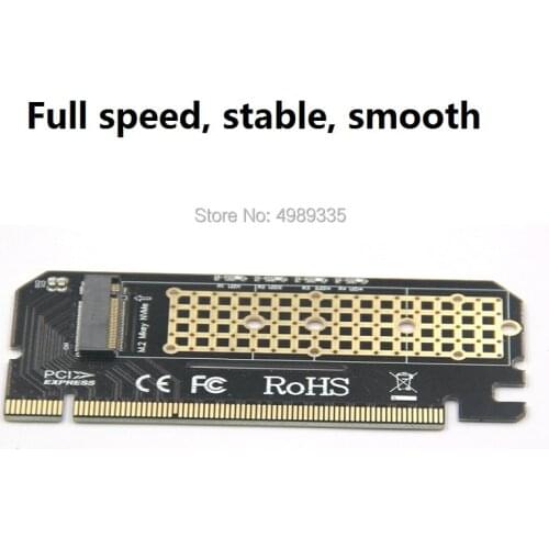 PCI-E 3.0 16x m.2 NVME SSD Full Speed Riser PCIe to M key NGFF Gen3 Factory Direct