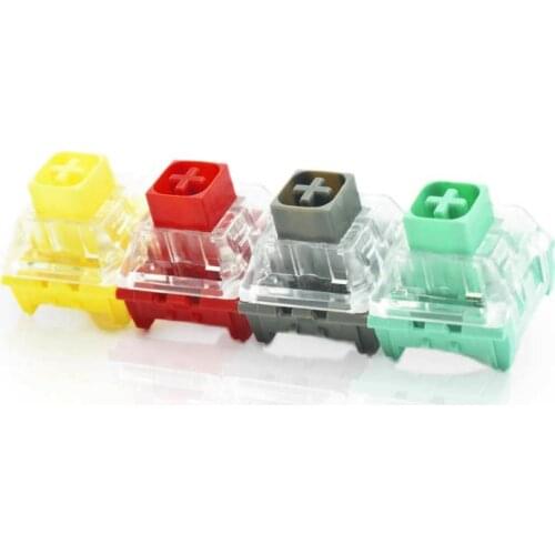 Kailh BOX Switch, Ancient Grey/Noble Yellow/Chinese Red/Glazed Green For Mechanical Gaming keyboard MX switch