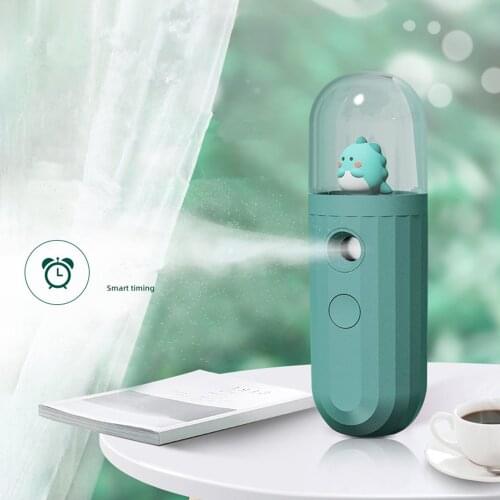 Portable Adorable Pet Air Humidifier USB Rechargable Handheld Smart Water Mist Maker Mini Steamed Face Aromatherapy Humidifier