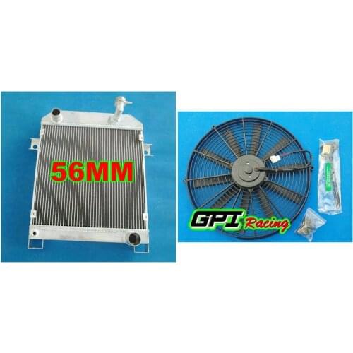 ALUMINUM ALLOY RADIATOR FOR JAGUAR MARK 2 MK2 MK II DAIMLER 2.5 V8; V8-250 MT 62-67
