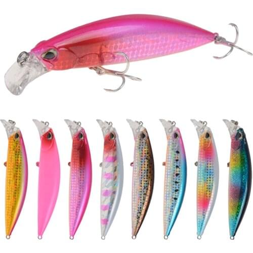 1PCS Minnow Fishing Lure 105mm 30g Sinking Hard Bait Wobbler Jig Bait Crankbait Carp Striped bass Pesca Fishing tackle SwimBait