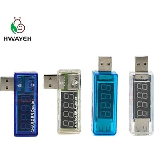 Smart Electronics Digital USB Mobile Power Charging Current Voltage Tester Meter Mini USB Charger Doctor Voltmeter Ammeter