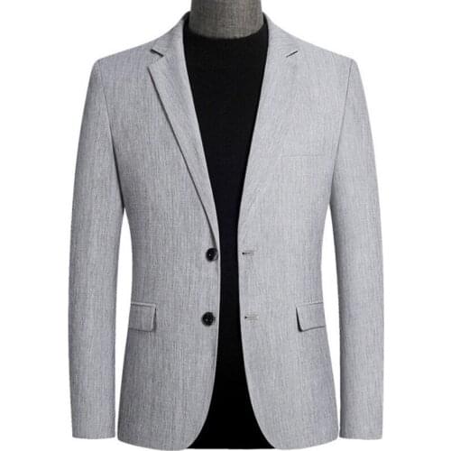 Spring Autumn Men Casual Blazer England Style Slim Fit Formal Mens Suits Host Wedding Party Men Jackets Blazers