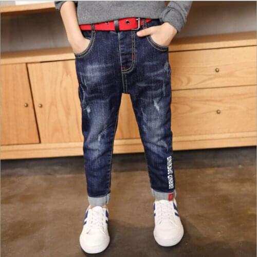 2018 Spring Winter Kids Pants Girls Baby Boys Jeans Boys Casual Denim Pants Children Jeans for Kids Toddler Kids Clothing 3-14Y
