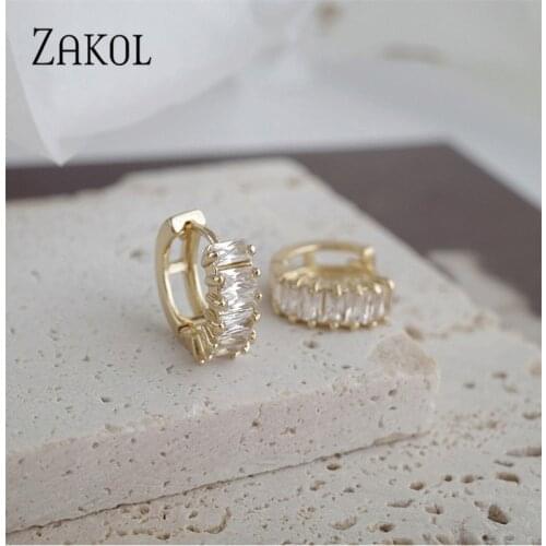 ZAKOL Women's Gold Earrings