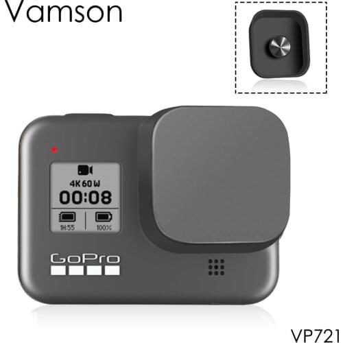 Vamson Lens Cap Sports Camera Accessories is Compatible With GoPro Hero 8 black Protective Cap Lens Cap Silicone Lens VP721
