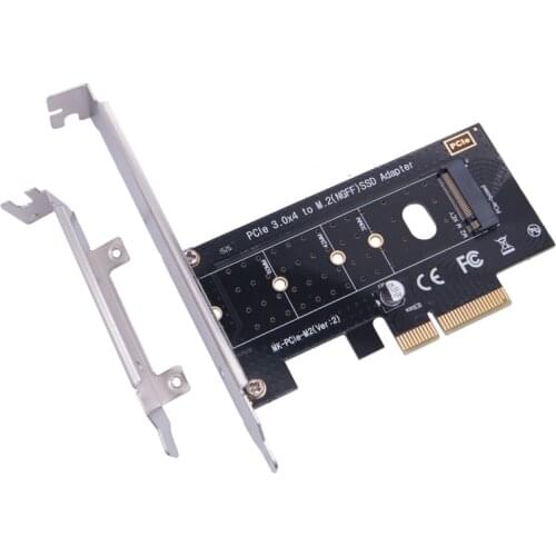 M.2 NVMe SSD NGFF to PCIE X4 Adapter M Key Interface Card Support PCI-e PCI Express 3.0 x4 2230-2280 Size M2 SSD M2 PCIE Adapter