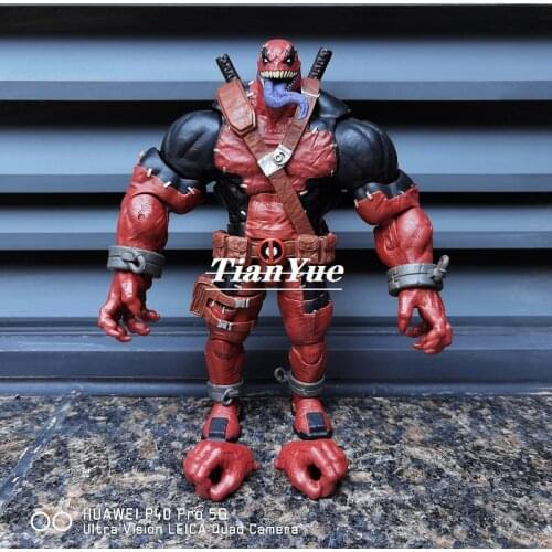 Anime Venom Deadpool Combiner Articulated Model Boxed Figure 21cm