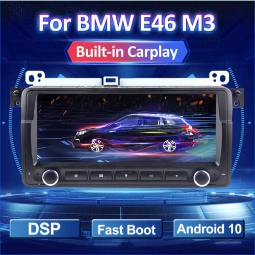 Android 10 Car Radio GPS For BMW E46 M3 Rover 3 Series 8.8 inch Multimedia Player Bluetooth DSP Carplay Auto Stereo GPS 1 Din