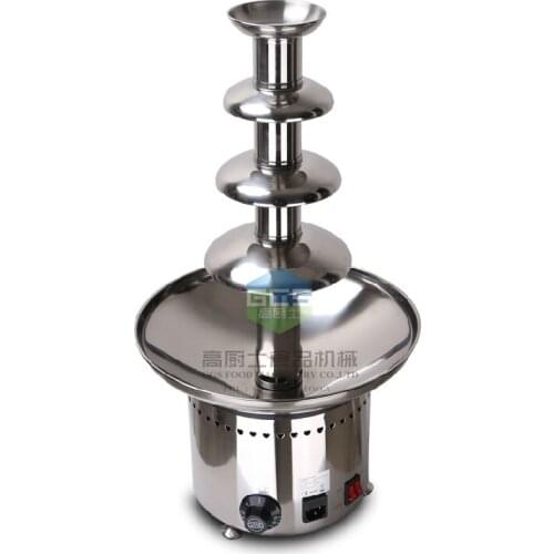 Free shipping Commercial use 4 Tiers Chocolate fountain , top quality with CE Export to Europe