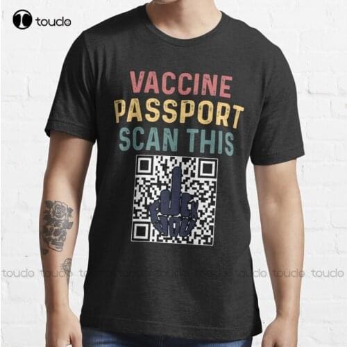 Usa Vaccine Passport Scan This Shirt This Is My Vaccine Passport T-Shirt Vaccine Shirt Usa s And Tops Vaccine Passport T Shirt
