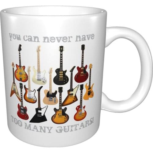 Fashion Electric Guitar Big Music Style Mug Coffee Cup Coffee Mug Cup Ceramic Great Stray Dogs