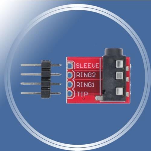 1pcs TRRS 3.5mm Jack Breakout Headphone Audio Video MP3 Block Interface Modules Not Welding