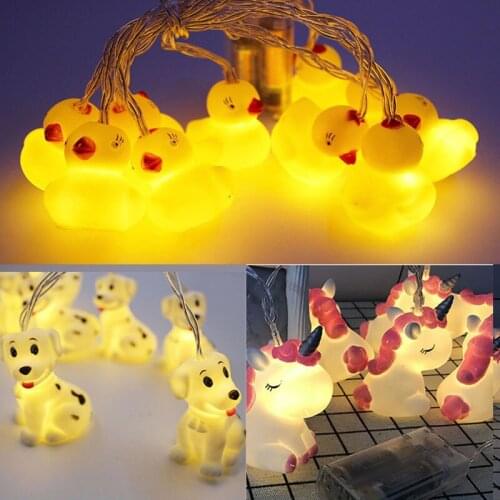 Cartoon Night Light LED Cute Decoration Lamps Moon Bear Dinosaur Girl Kids Children Toys Gifts for Bedroom Bedside Room Lights