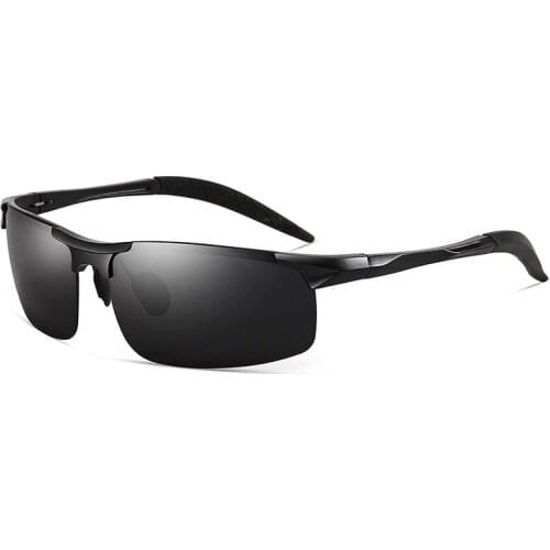 Men Glasses Sport Driving Glasses Black Classic Square Polarized Sunglasses Retro Goggles gafas de sol UV 400