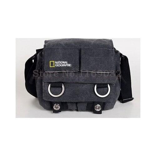 Black canvas National Geographic NG 2345 Camera Shoulder Bag fo DSLR Camera Case 5D2 5D3 5D4 60D D810 D800 D7200 D500 D90