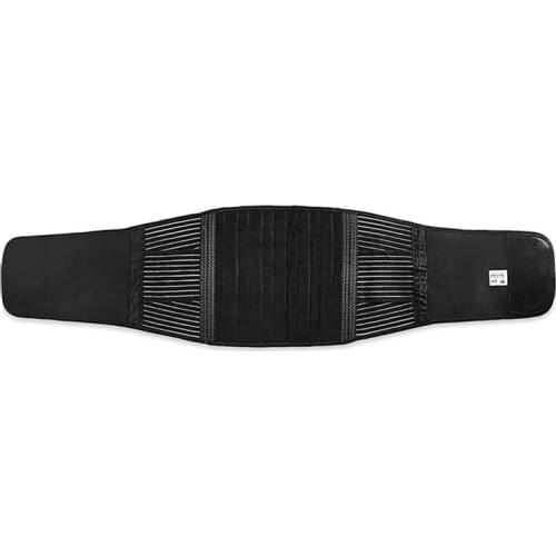 NEW-Back Brace with 6 Support Stays, Double Compression Adjustment Lower Back Pain Relief Support Belt ,Herniated Discs