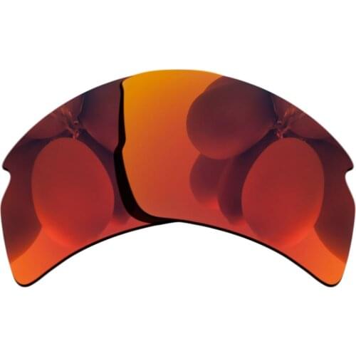 Polarized Sunglasses Replacement Lenses for-Flak 2.0 XL OO9188 Frame - Fire Red