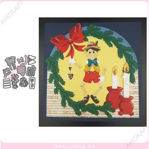 Christmas doll Metal Cutting Dies for DIY Scrapbooking Photo Album Decorative Embossing PaperCard Crafts Die2020
