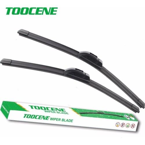 Toocene Windshield Wiper Blade For Dodge Journey 2009-2015, Pair 24"+19" Windscreen Rubber Car Auto Accessories