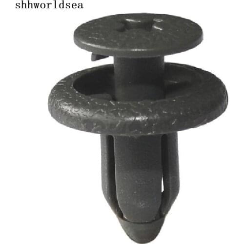 Shhworldsea 100 for GM Geo Prizm Door Trim Panel Push Type Clip Nylon Retainer 6mm Hole Fastener 94858864