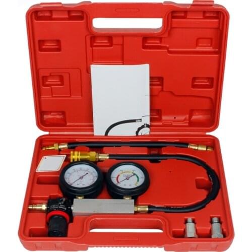 TU-21 Petrol Engine Cylinder Compression Leak Detector Cylinder Leakdown Compression Tester Petrol Engine Tester Gauge Tool