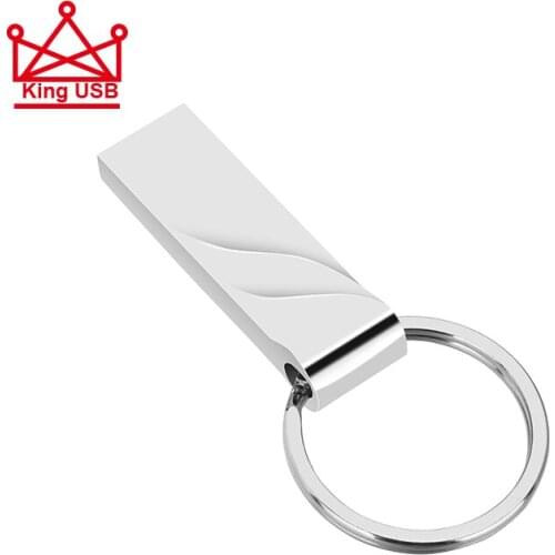 Waterproof Usb flash drive pen drive 4GB 8GB 16GB 32GB 64GB 128GB Metal pendrive Memory Stick Drives u disk with key chain